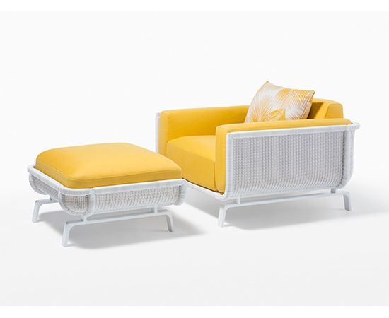 Уличный пуф Holly Hunt TORTUGA LOUNGE OTTOMAN, фото 2