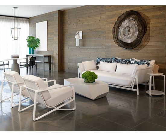 Уличный столик Holly Hunt PLANKTON ROUND SIDE TABLE, фото 9