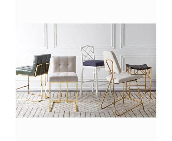 Стул Jonathan Adler Goldfinger Counter Stool, фото 2