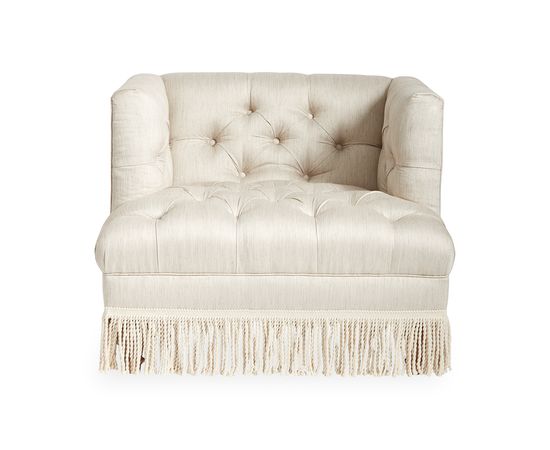 Кресло Jonathan Adler Baxter Chair with Bullion Fringe, фото 2