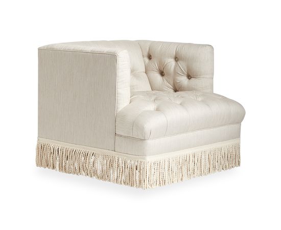 Кресло Jonathan Adler Baxter Chair with Bullion Fringe, фото 3
