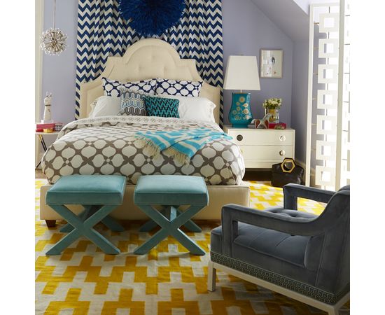 Двуспальная кровать Jonathan Adler Woodhouse Queen Bed, фото 2