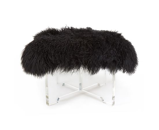 Пуф Jonathan Adler Mongolian Lamb Bench, фото 3