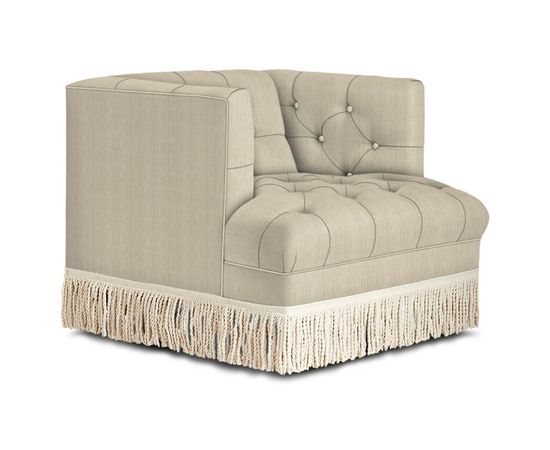 Кресло Jonathan Adler Baxter Chair with Bullion Fringe, фото 1