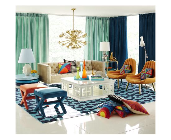 Пуф Jonathan Adler X-Bench, фото 6