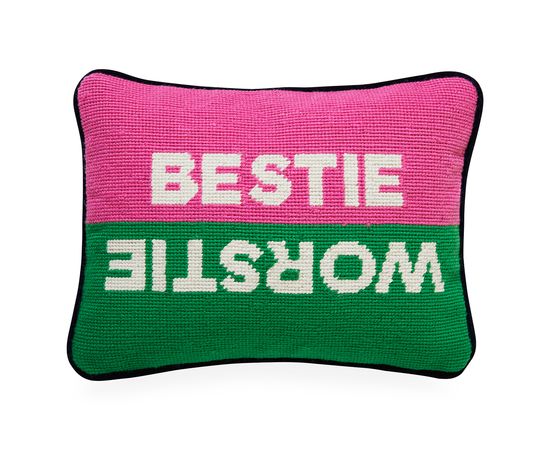 Подушка Jonathan Adler Work Wife Needlepoint Pillow, фото 2