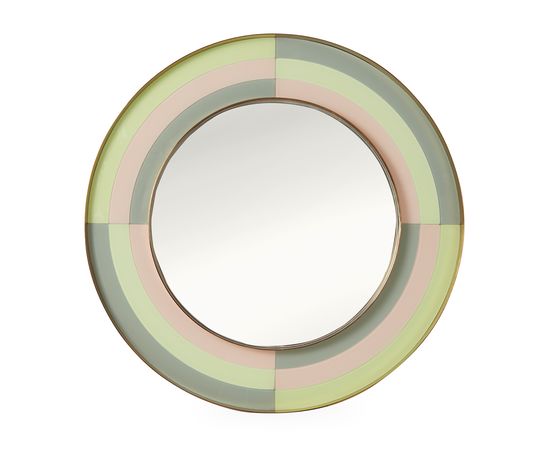 Зеркало Jonathan Adler Harlequin Round Mirror, фото 1