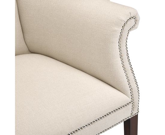 Кресло Ralph Lauren Hepplewhite Wing Chair, Upholstered Back, фото 4
