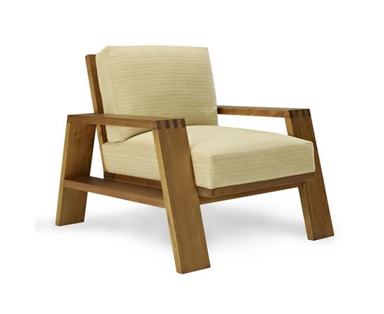 Кресло Ralph Lauren Desert Modern Wood Club Chair, фото 1