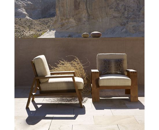 Кресло Ralph Lauren Desert Modern Wood Club Chair, фото 4