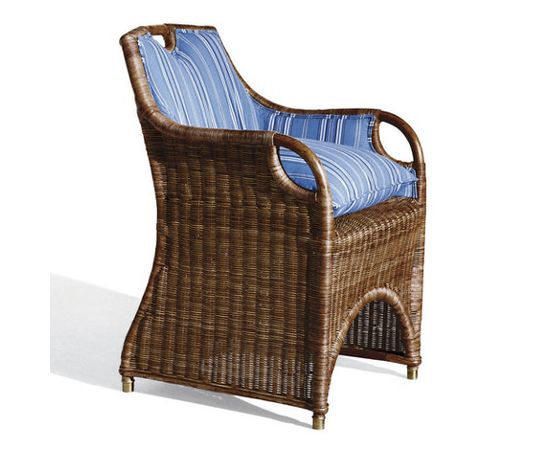 Стул с подлокотниками Ralph Lauren Jamaica Wicker Dining Chair, фото 2