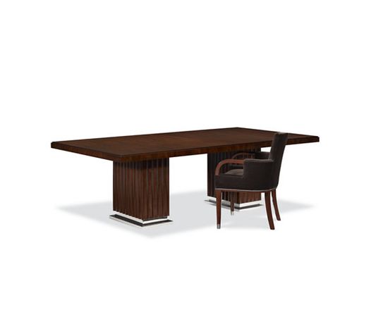 Обеденный стол Ralph Lauren Duke Pedestal Dining Table - Penthouse Rosewood, фото 2
