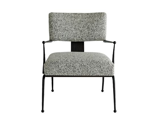 Стул с подлокотниками Arteriors Wallace Chair Pitch Texture, фото 2