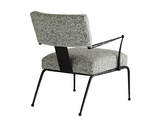 Стул с подлокотниками Arteriors Wallace Chair Pitch Texture, фото 4