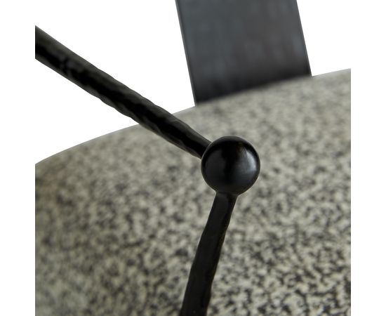 Стул с подлокотниками Arteriors Wallace Chair Pitch Texture, фото 5