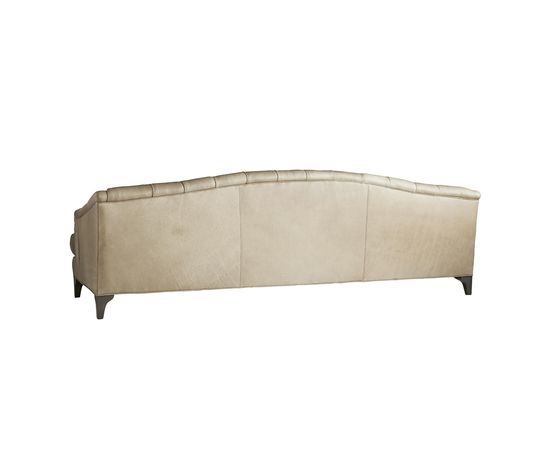 Диван Arteriors Klein Sofa Mushroom Leather Grey Ash, фото 4