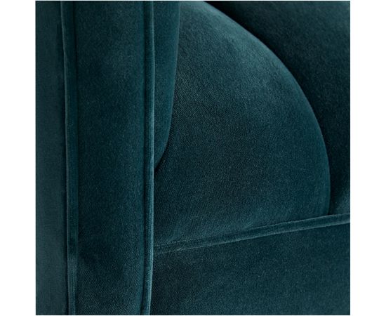 Диван Arteriors Christophe Sofa Peacock Velvet Dark Walnut, фото 7