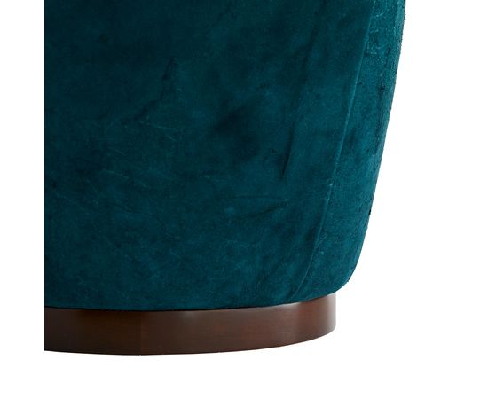Пуф Arteriors Theo Ottoman Peacock Distressed Leather Dark Walnu, фото 3