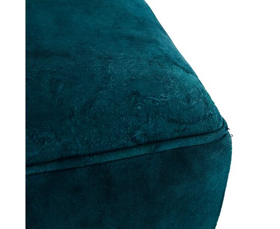 Пуф Arteriors Theo Ottoman Peacock Distressed Leather Dark Walnu, фото 4