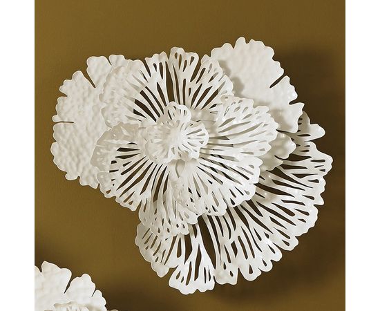 Декоративный настенный элемент Phillips Collection Flower Wall Art White, Small, фото 7