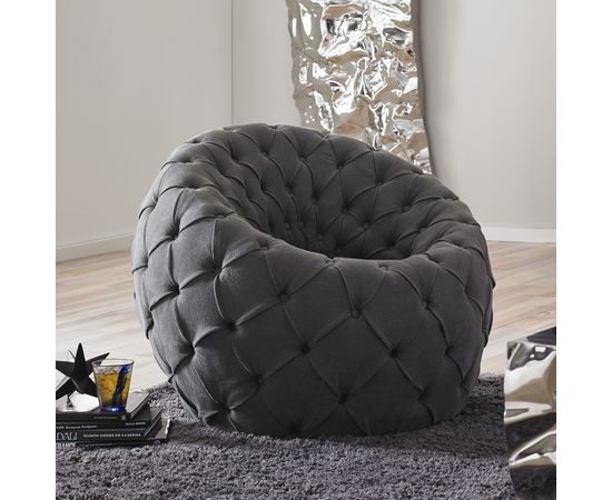 Кресло Phillips Collection Egg Chair, Ramie Grey, фото 2