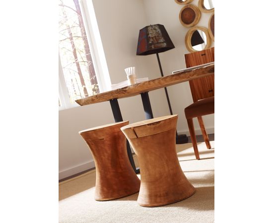 Табурет Phillips Collection Drum Stool, Mango Wood, фото 2
