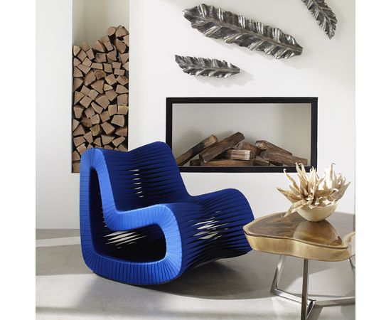 Кресло Phillips Collection Seat Belt Rocking Chair, фото 2