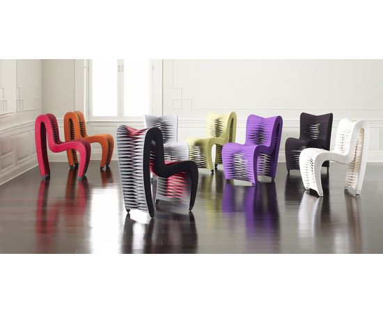 Стул Phillips Collection Seat Belt Dining Chair, фото 2