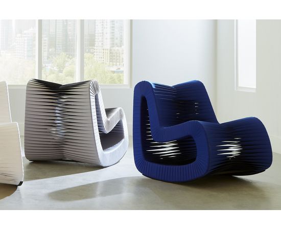 Кресло Phillips Collection Seat Belt Rocking Chair, фото 3