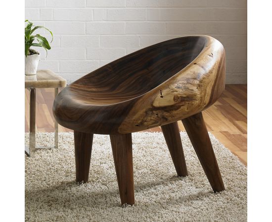 Стул Phillips Collection Chamcha Wood River Stone Chair, Assorted, фото 2