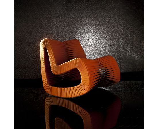 Кресло Phillips Collection Seat Belt Rocking Chair, фото 5