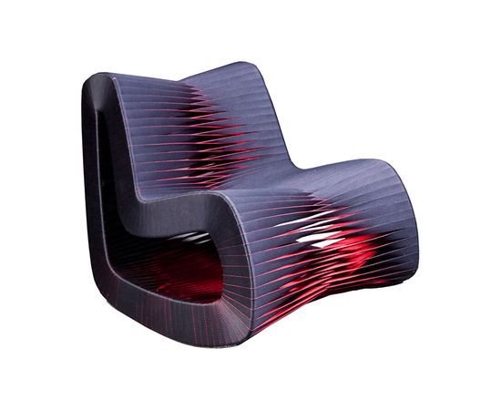 Кресло Phillips Collection Seat Belt Rocking Chair, фото 1