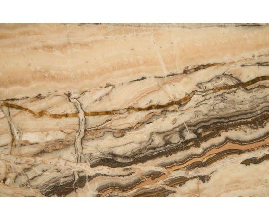 Приставной столик Phillips Collection Onyx Side Table, Stainless Steel Base, фото 6