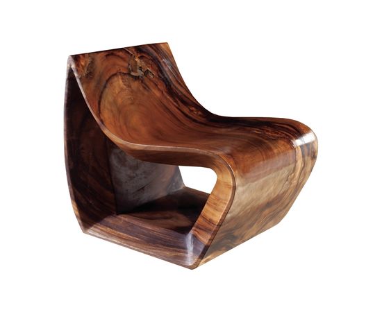 Кресло Phillips Collection Smooth Chamcha Wood Chair, фото 1