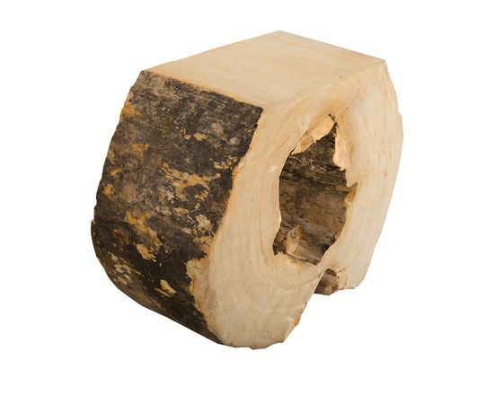Табурет Phillips Collection Petrified Wood Large Stool, Rough Sides, Flat Top, фото 1