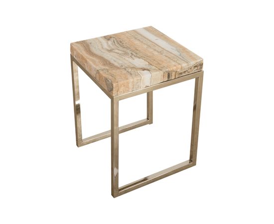 Приставной столик Phillips Collection Onyx Accent Table, SS Base, фото 1