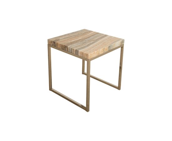 Приставной столик Phillips Collection Onyx Accent Table, SS Base, фото 4