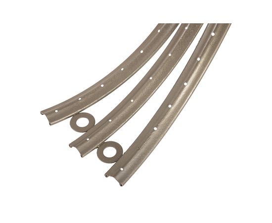 Обеденный стол Phillips Collection Bicycle Rim Dining Table Base, Grey, with Glass, фото 4