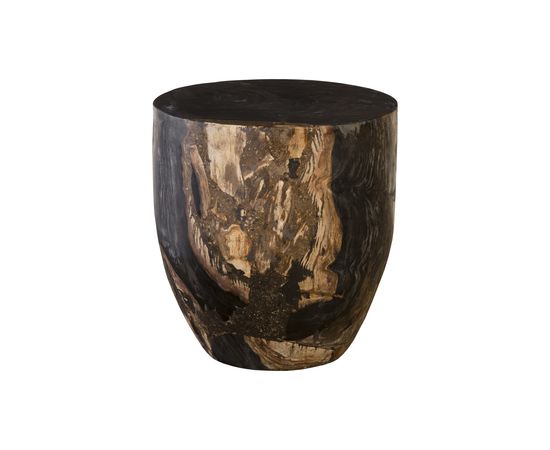 Приставной столик Phillips Collection Petrified Wood Drum Side Table, фото 1
