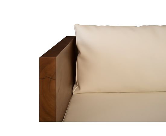 Диван Phillips Collection Ladder Sofa, Suar Wood, Grey/Silver Finish, фото 6