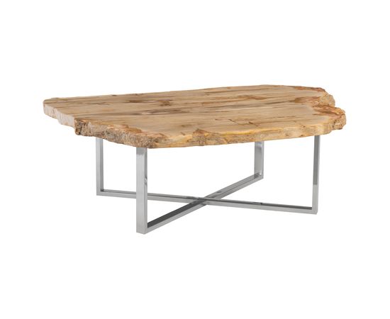 Кофейный столик Phillips Collection Onyx Coffee Table, Stainless Steel Base, rectangular, фото 4