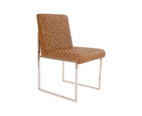 Стул Phillips Collection Lancaster Dining Chair, Quilted Cognac, фото 1