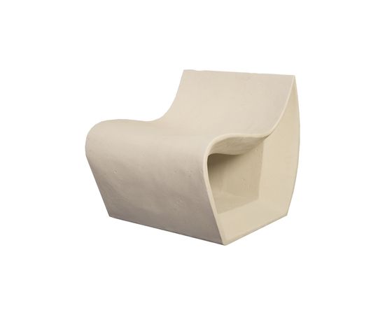 Кресло Phillips Collection Cast Smooth Chair, White Stone, фото 1