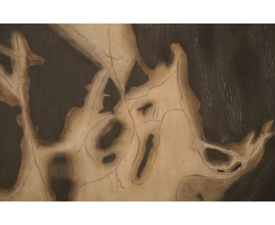 Табурет Phillips Collection Cast Petrified Wood Stool, фото 3