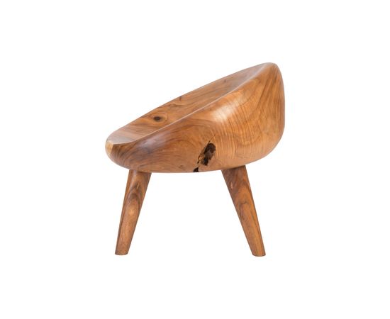 Стул Phillips Collection Chamcha Wood River Stone Chair, Assorted, фото 4