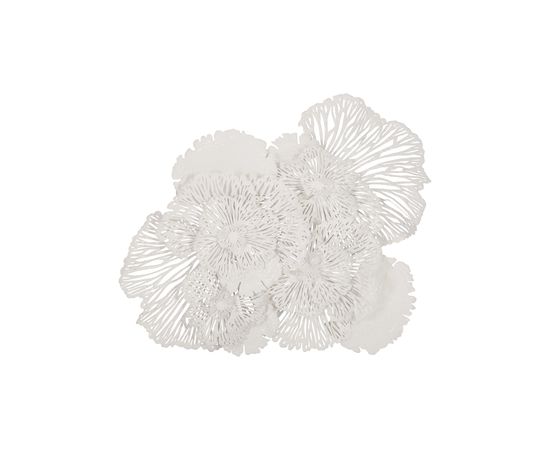 Декоративный настенный элемент Phillips Collection Flower Wall Art White, Small, фото 12