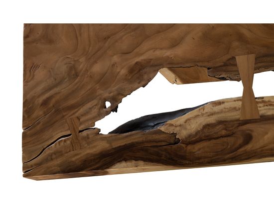 Обеденный стол Phillips Collection Chamcha Wood Dining Table, Burnt Edge, фото 3