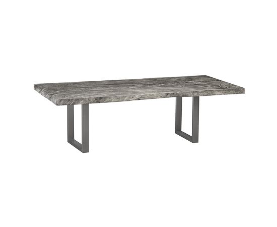 Обеденный стол Phillips Collection Chamcha Wood Dining Table, Grey Stone, фото 1