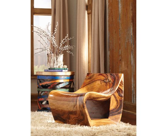 Кресло Phillips Collection Smooth Chamcha Wood Chair, фото 2