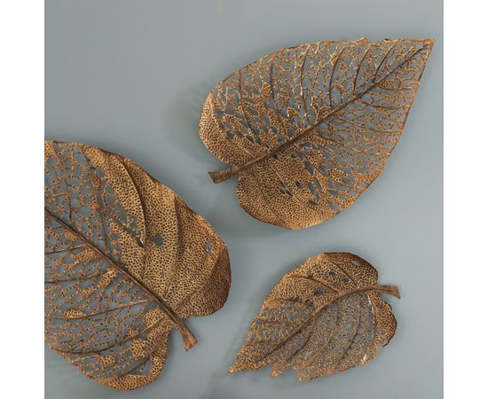 Декоративный настенный элемент Phillips Collection Birch Leaf Wall Art, Copper, SM, фото 3